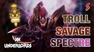 Full 6 Savage 2 Troll Build | ★★★ Bristleback | Dota Underlords Strategy