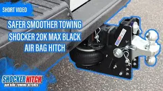 Safer Smoother Towing - 20K Max Black Air Hitch - Shocker Hitch