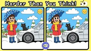 Spot the Difference Game 🔎 Find All Hidden Differences | Brain Puzzle
