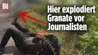 Journalisten unter Beschuss: Russen schie&szlig;en auf Presse | Ukraine-Krieg
