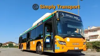 SCANIA CityWide LF CNG 12 di Apam Mantova sulla linea 8C  BUS N. 874