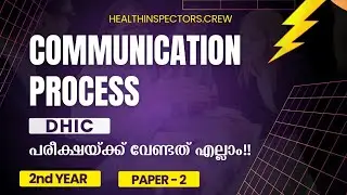 COMMUNICATION PROCESS | DHIC | 2nd YEAR |HEALTH INSPECTORS CREW