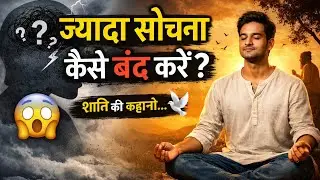 ज्यादा सोचना बंद कैसे करें 😱 | दिमाग को शांत रखने की कहानी | Overthinking Stop | Mind Peace