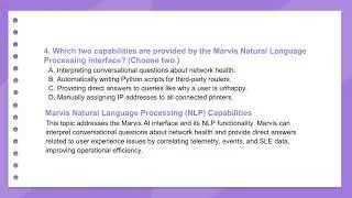 JN0-253 Mist AI, Associate (JNCIA-MistAI) Подробности экзамена и реальные вопросы