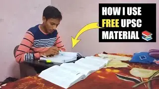 My free UPSC study material | An honest day in life of UPSC aspirant