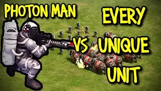 PHOTON MAN vs EVERY UNIQUE UNIT | AoE II: Definitive Edition
