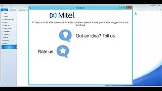 Contact Centre Client - Ribbon, File, Quick Access, Help