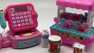 10 minutes Satisfying with Unboxing Hello Kitty Cash Register Sweet Cart ASMR