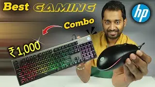 HP KM300F Gaming Keyboard Mouse Combo Under 1000 | Better than Zebronics Optimus ?