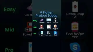 Flutter Project Ideas #shortsfeed #ytshorts #viral #programming #java #flutter #dart