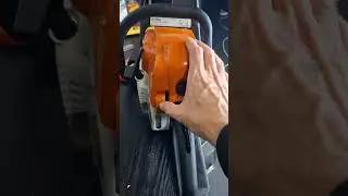 How to turn off a Stihl ms170 chainsaw. #michaelstoolbench #stihl #ms170 #chainsaw #chainsawaddict