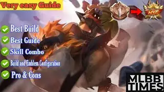 BARATS BEST GUIDE 2022 MOBILE LEGENDS | best build | pro tips and tricks | barats tutorial