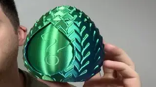 17 8 inch 3D Printed Dragon Eggs, Glow in The Dark Fidget Toys for Kids & Adults Review