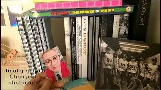 Unboxing photocard trade, poster + organising my exo albums