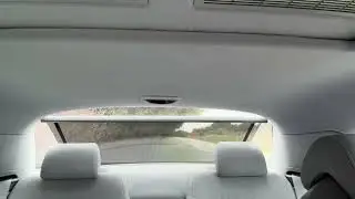 2001 Mercedes Benz CL500 rear shade demonstration- San Francisco California