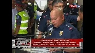 Dating PNP Chief Dela Rosa, opisyal nang itinalaga ni Pang. Duterte bilang director general ng BuCor