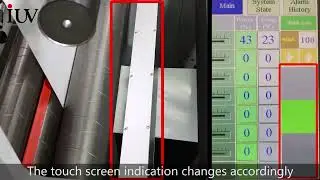 How the automatic width measurement function of the curing system works？
