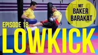 Kickbox Training #18 - Lowkick mit Baker Barakat / Kickboxen / Boxen lernen / Köln / Fitness