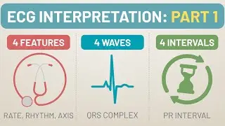 ECG Interpretation Made Easy (Rule of Fours) | Part 1
