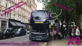 National Express West Midlands Route X8 Birmingham➡️ Wolverhampton Hyperlapes Fragment