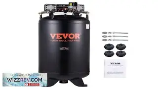VEVOR 80 Gallon Air Compressor 6.5HP 15.5SCFM@90 PSI 2 Stage 145PSI Oil Free
