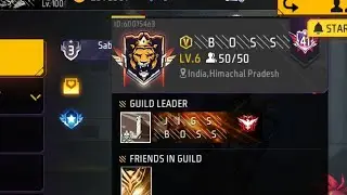 World Record In Free Fire History 😱How To Join Boss Guild 😍Global top 1 Boss Guild