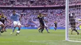 GOAL: Nasri Manchester City vs Chelsea 2013, FA Cup Semi Final