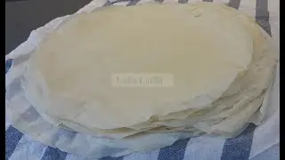 Feuilles de brick recetteوصفه ورقه البسطيله  الديول والسمبوسه بطريقه ولا اروع وناجحه 100 في  100
