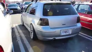 GTI MK4 BIG TURBO 1.8t Spittin Flames and Backfires