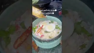 Addicted to this rice and egg combo, send help 😩🔥instant curd rice recipe🍚#shorts #curdricerecipe