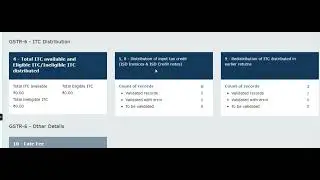 How to prepare and file GSTR 6 online | In Hindi | GST Returns | Online filling of GSTR 6 | #gst