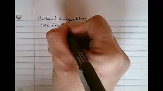 Ch 2 7 notes - Rational and quadratic inequalities