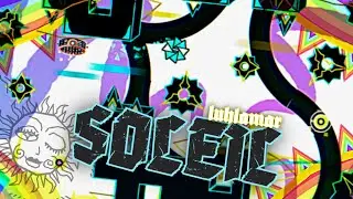 하늘을 나는 듯한 맵! SOLEIL 100% by luhlamar | Geometry Dash
