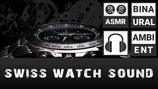 Swiss Watch Ticking 3 Hours | White Noise ASMR Binaural Ambient Sound | Relaxing Cure For Insomnia