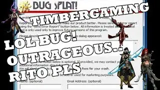 LOL CHAT BUG?! OUTRAGEOUS | TimberGaming