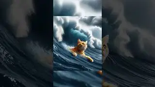 Jesus Appears, Divine Cat Descends from Heaven! #shorts #funny   #cat  #tiktok  #jesus #animals