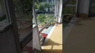 Tenda a caduta verticale T2Zip con tessuto Cristal trasparente