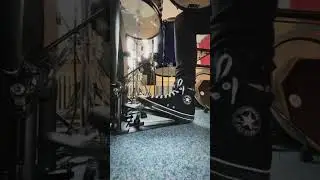 TUTORIAL PEDAL SATU DRUM JADI DOUBLE PEDAL #shorts #drumcover #music