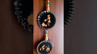 Warli Art Hanging #warliart #warli #traditionalart #ordernow #handmade #art #shorts #diy #supportart