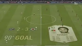 91 eusebio last minute debut winner