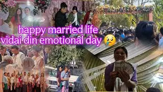 HAPPY MARRIED LIFE II VIDAI DIN EMOTIONAL DAY II #wedding