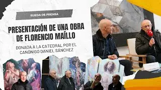 Presentación de una obra de Florencio Maíllo para la Catedral de Salamanca