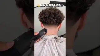 Mid taper fade haircut