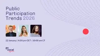 Go Vocal Webinar | Public Participation Trends 2026