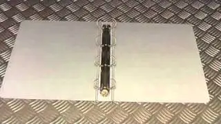 **NEW** Aluminium Ring Ring binder :: Metal Folder DTM0905