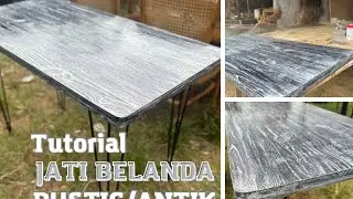 FINISHING JATI BELANDA RUSTIC BARN WOOD SHOU SUGI BAN, HOW TO DISTRESS WOOD, JATI BELANDA BAKAR