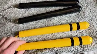 2 excellent additions to my collection these replica nunchaku from ETD and G.O.D a must have