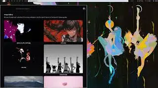 wallpapercl showcase, made with rust and typescript