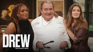 Sunny Anderson & Drew Barrymore Taste Test Emeril Lagasse's Shrimp Dish | Drew Barrymore Show