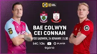 PÊL-DROED BYW: Bae Colwyn v Cei Connah | Sylwebaeth Gymraeg | Cymru Premier JD